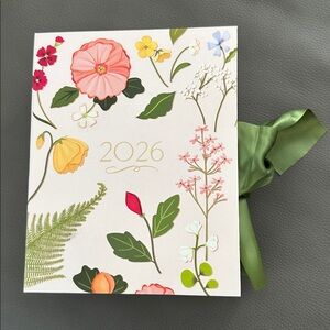 NEW Karen Adams 2026 Desk Calendar with Silver Easel